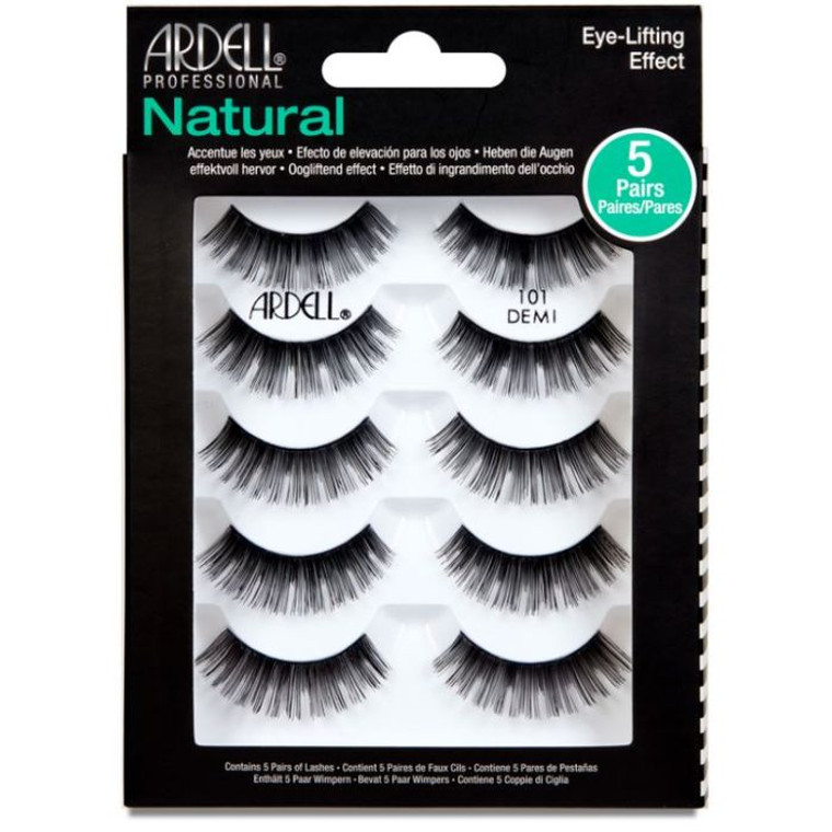5 Pack of Ardell Professional Natural 101 lashes (in packaging). Sold by Norcostco.