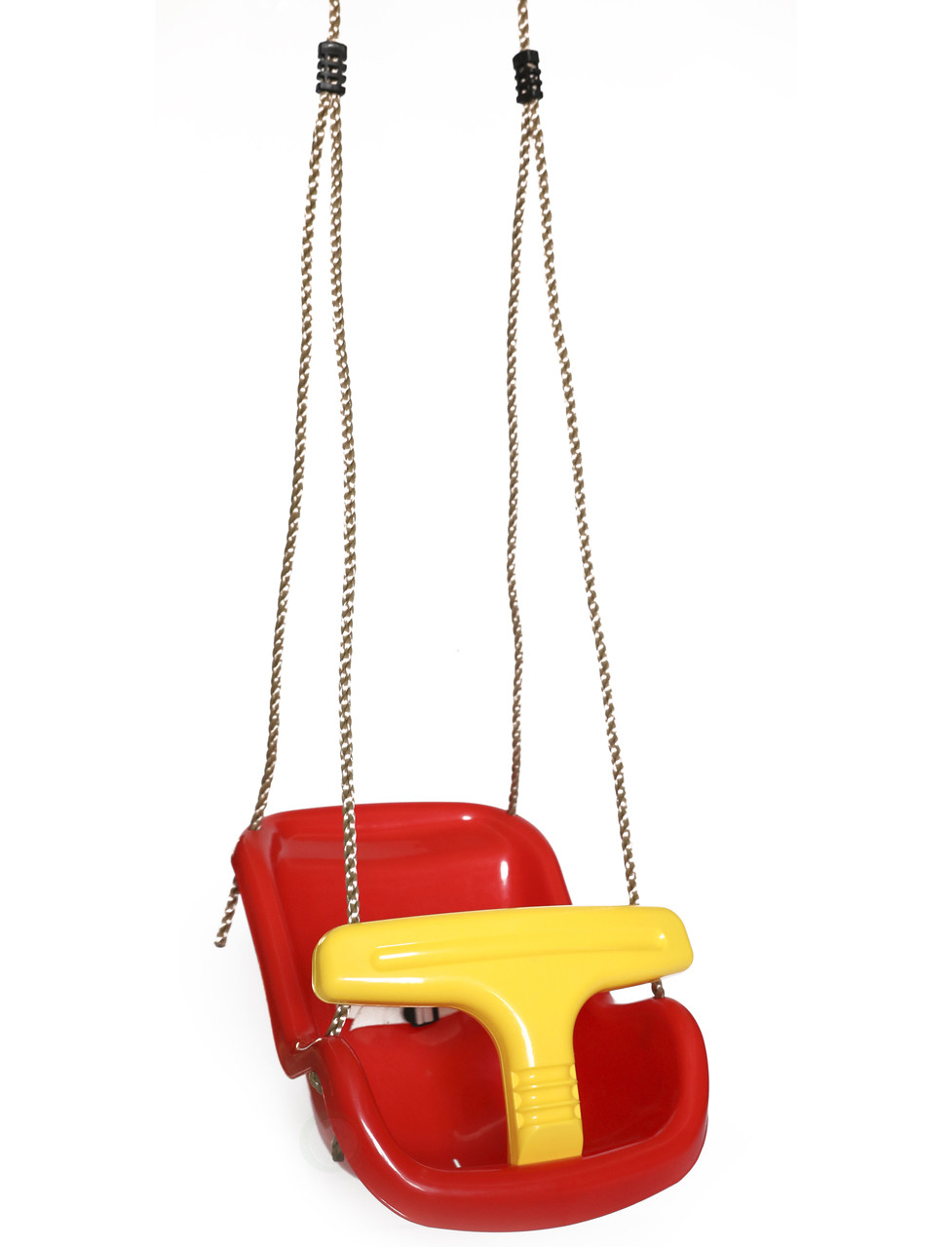 Outdoor Wooden Tree Swing with Hanging Ropes - PLAYBERG