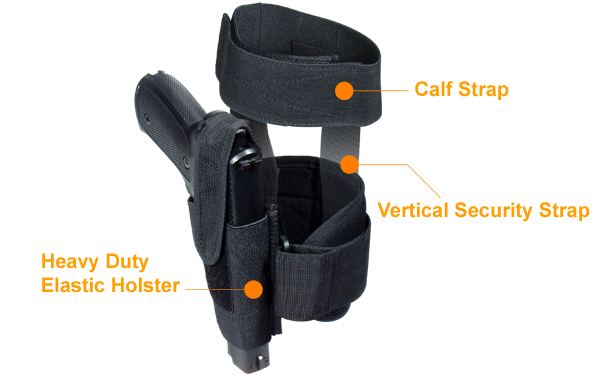 Pvc Utg UTG® Concealed Ankle Holster, Black SKU PVC-H190B