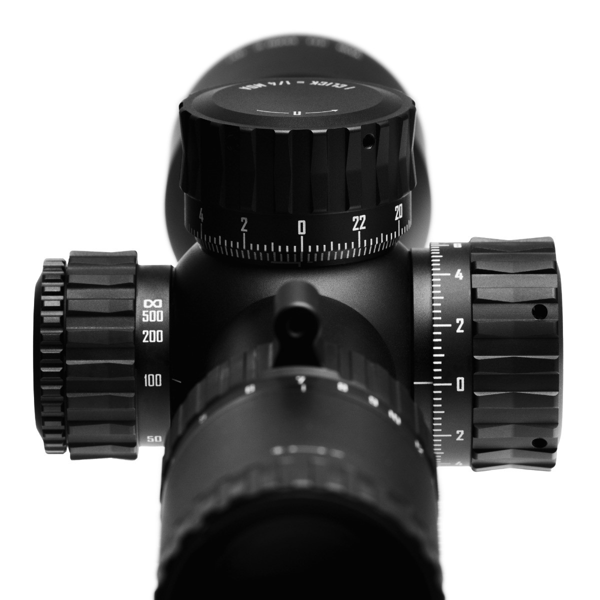 INTEGRIX® iX6 4.5-27X56 34 mm FFP LR/ELR Scope, M1 MRAD SKU iX645FM1