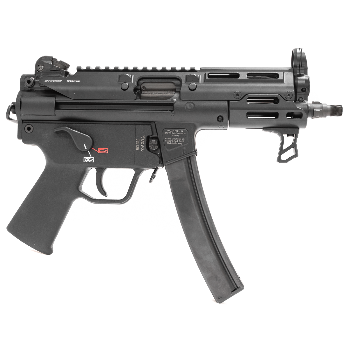 UTG PRO® Monolithic M-LOK® Handguard, for MP5K SKU MTU055SSMK