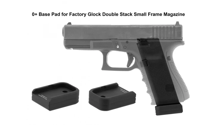 Aluminum Grip Adapter Base für PRO Plus Magwell Glock 17 22 Gen1 2 3 4