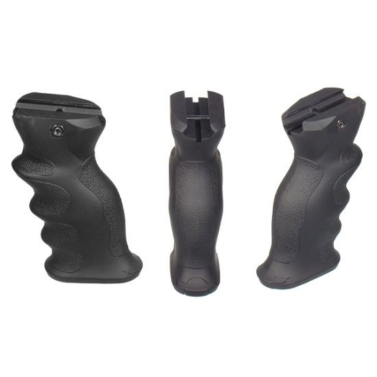 UTG AMBIDEXTROUS CONTOURED VERTICAL FOREGRIP, BLACK, RB-FGRP172B