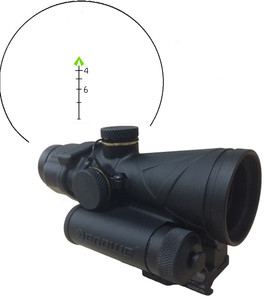 4x32 BROWE Combat Optic - Green 5.56mm Chevron, BCO-001G 4x32 BROWE Combat Optic - Green 5.56mm Chevron, BCO-001G