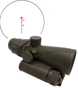 4x32 BROWE Combat Optic - Red 5.56mm Chevron, Flat Dark Earth, BCO-001-FDE 4x32 BROWE Combat Optic - Red 5.56mm Chevron, Flat Dark Earth, BCO-001-FDE