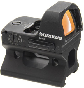 BROWE Micro Reflex (BMR) with RMR Footprint, Side Loading Battery,  and 1/3 Co-Witness Mount