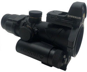 4x32 BROWE Tactical Optic (BTO) Full Line Green 5.56mm Crosshair with Red Center Reticle and BMR Combo 4x32 BROWE Tactical Optic (BTO) Full Line Green 5.56mm Crosshair with Red Center Reticle and BMR Combo