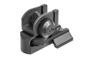 UTG AR15 SUPER SLIM FIXED REAR SIGHT, PICATINNY, BLACK UTG AR15 SUPER SLIM FIXED REAR SIGHT, PICATINNY, BLACK