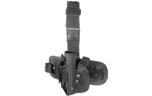 UTG SPECIAL OPS TACTICAL THIGH HOLSTER, LEFT-HANDED, BLACK, PVC-H178BL UTG SPECIAL OPS TACTICAL THIGH HOLSTER, LEFT-HANDED, BLACK, PVC-H178BL