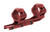 UTG ACCU-SYNC 30MM MEDIUM PROFILE 50MM OFFSET PICATINNY RINGS, Red, UTG- AIR31850