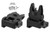 UTG ACCU-SYNC SPRING-LOADED AR15 FLIP-UP FRONT & REAR SIGHT SET UTG ACCU-SYNC SPRING-LOADED AR15 FLIP-UP FRONT & REAR SIGHT SET