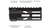 UTG PRO ARWEN 5" M-LOK FREE FLOAT HANDGUARD, BLACK, MTU049SEM