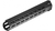 UTG PRO SUPER SLIM SD 16" M-LOK FREE FLOAT HANDGUARD, BLACK, MTU047XLM