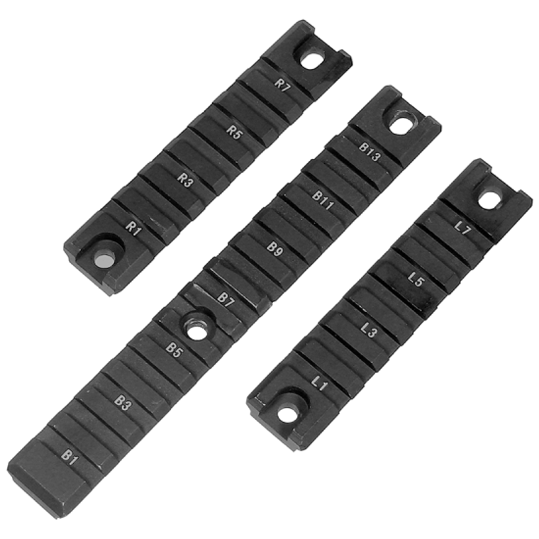 UTG® PICATINNY RAIL SET, 1 LONG/2 SHORT RAILS, FOR G36, MNT-P503