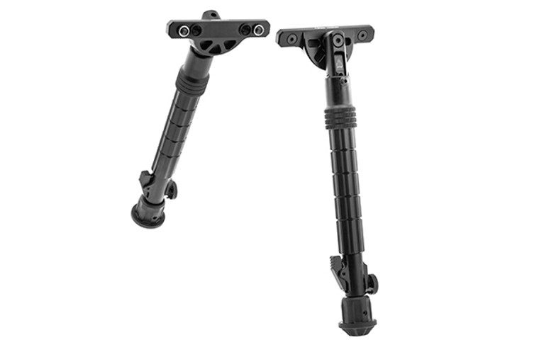 UTG RECON FLEX KEYMOD BIPOD, MATTE BLACK, 8.0"-11.8" CENTER HEIGHT