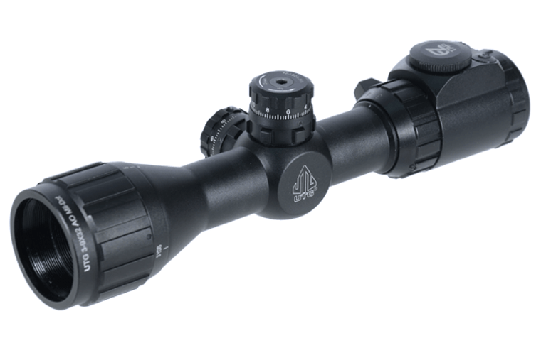 UTG® BUG BUSTER® 3-9X32 1" Scope, AO, 36-color Mil-dot, Rings, SCP-M392AOIEWQ