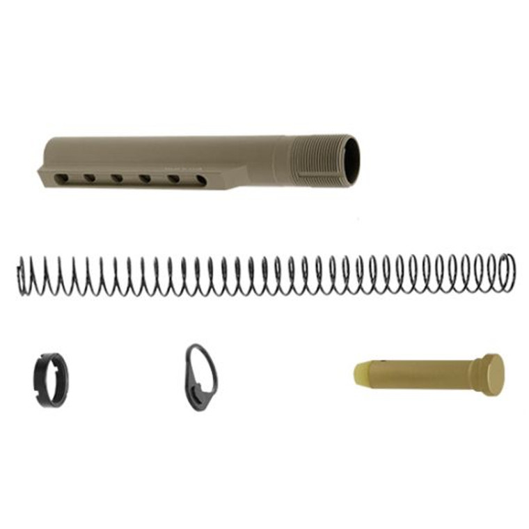 UTG PRO AR15 6-POSITION RECEIVER EXTENSION TUBE KIT, MIL-SPEC, FDE CERAKOTE, TLU001D-KIT