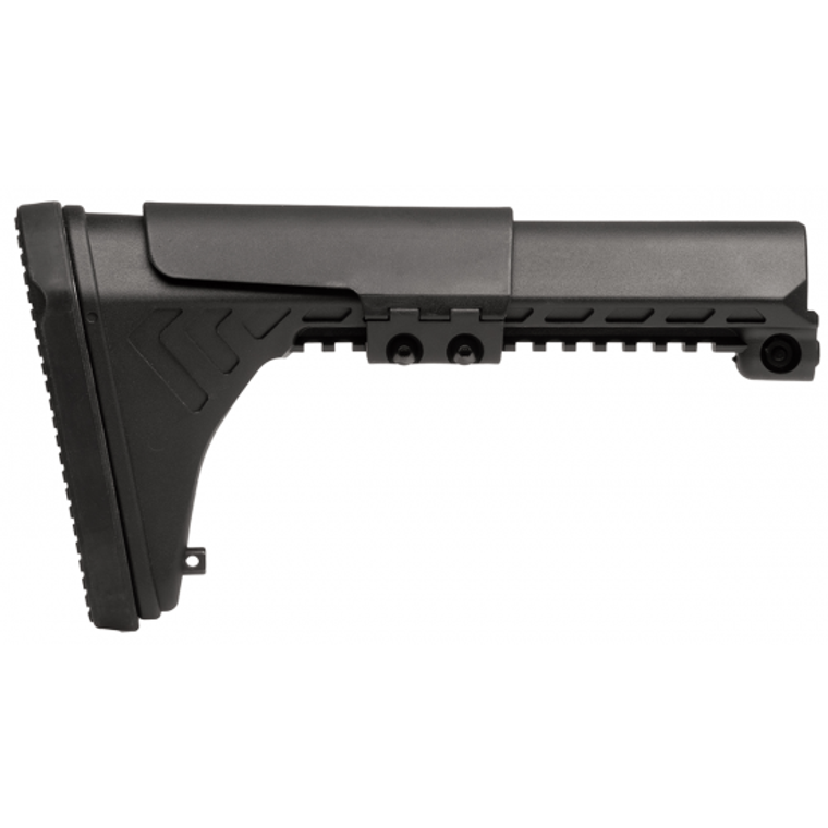 UTG PRO AR15 OPS READY S5 FIXED STOCK, BLACK, RBUS5BMS-A