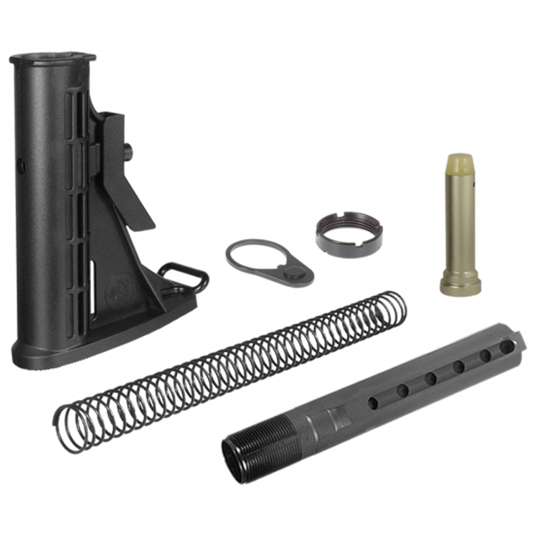 UTG PRO 6-POSITION MIL-SPEC STOCK ASSEMBLY, BLACK, RBU6BM