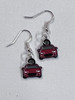 Miata earrings ND  metal enamel dangly shepherds hook NA, choose your color! .5” wide custom jewelry car accessories