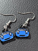 Miata earrings NA  1989-2004 metal enamel dangly shepherds hook, choose your color! .5” wide custom jewelry car accessories