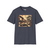 Miata in vintage Kyoto Japan, JDM Unisex Softstyle T-Shirt