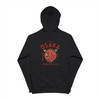 Osaka Drunken Octopus Unisex Fleece Zip Up Hoodie | Cozy Streetwear, Anime-Inspired Gift, Casual Wear, Travel Essential, Festival Attire
