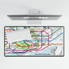 Tokyo Rail & Subway Map Desk Mat — Large Gaming/Office Mousepad