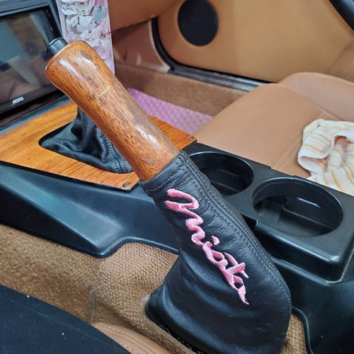 Vinyl Miata custom e-brake boot -NA & NB Miatas. Gaiter. Personalize with embroidery! 1989-2004 Miatas