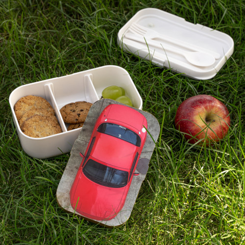 Red Miata Bento Lunch Box, Stylish Meal Container for Car Lovers, Perfect for Work, School, Outdoor Adventures, Gift Idea Red Miata Bento Lunch Box, Stylish Meal Container for Car Lovers, Perfect for Work, School, Outdoor Adventures, Gift Idea