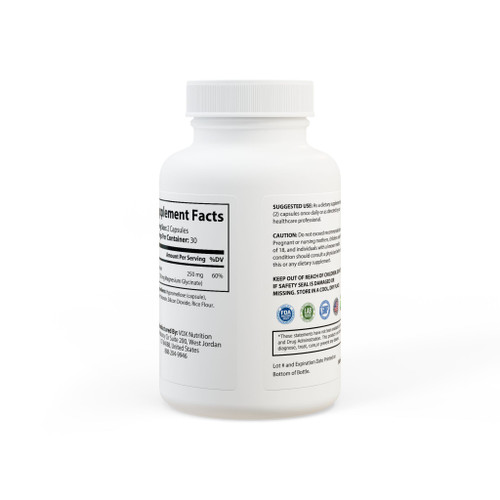 Magnesium Glycinate Supplement for Drivers (60 Capsules)