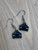 Miata earrings metal enamel dangly shepherds hook NB, choose your color! .5” wide custom jewelry car accessories