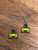 Miata earrings NC 2006-2015 metal enamel dangly shepherds hook NB, choose your color! .5” wide custom jewelry car accessories