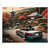 Miata in Japanese Garden Jigsaw Puzzle with Tin