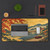 Miata with an Autumn Vintage Bridge Desk Mat — Japanese Landscape Mouse Pad