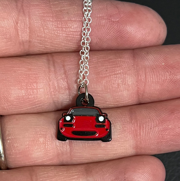 Miata pendant necklace! Kawaii roadster jewelry 