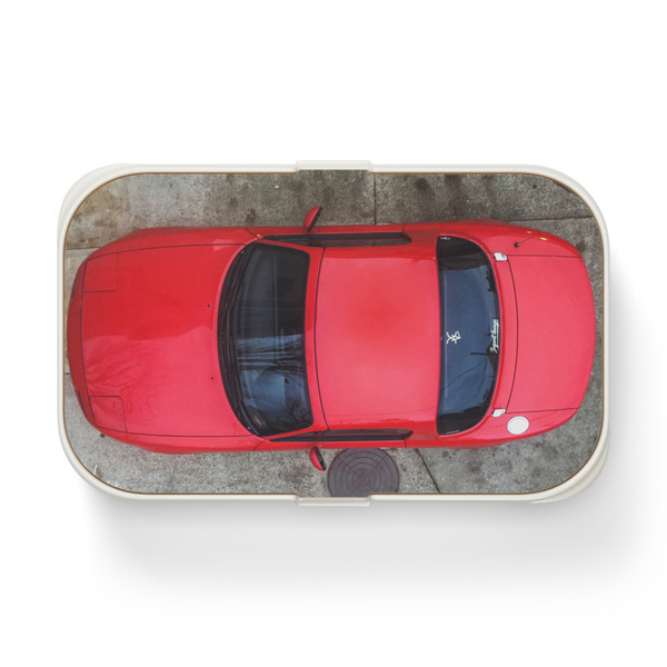 Red Miata Bento Lunch Box, Stylish Meal Container for Car Lovers, Perfect for Work, School, Outdoor Adventures, Gift Idea