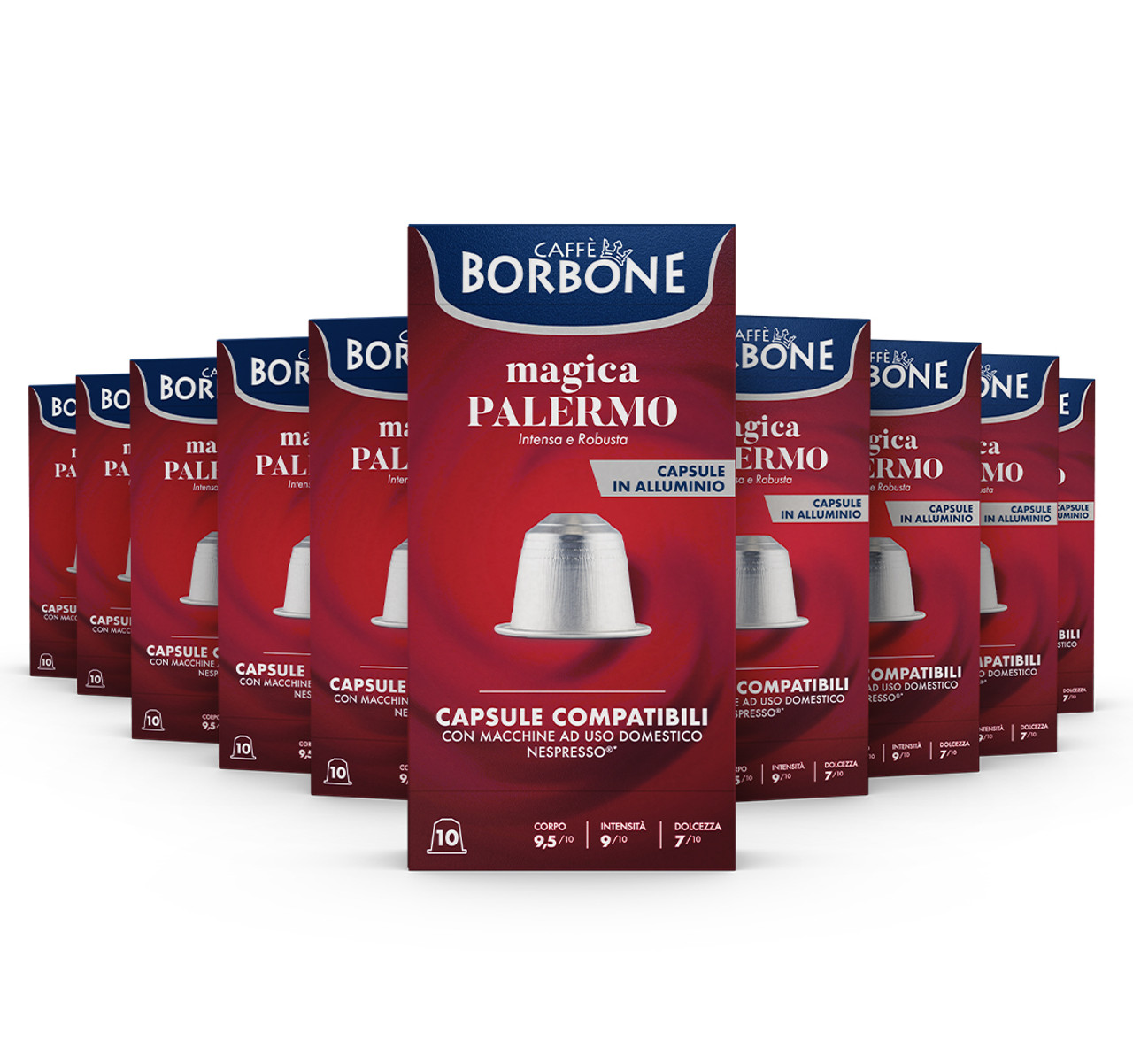 100 cápsulas de café Borbone Red blend compatibles con Espresso Point