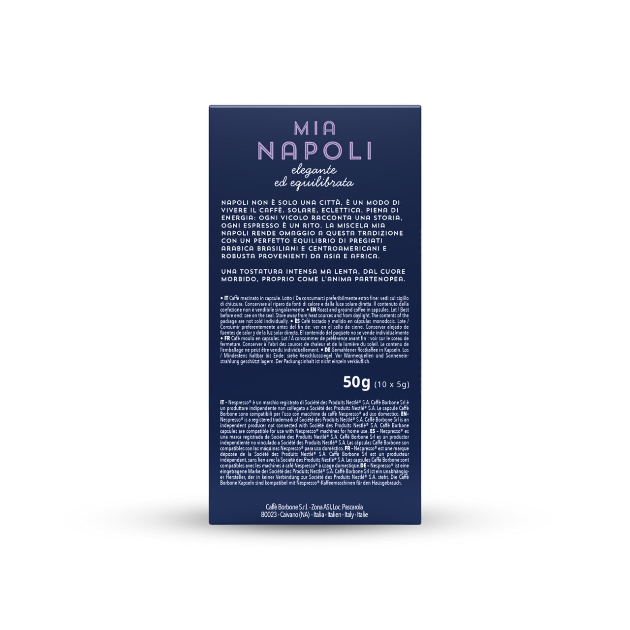 Mia Napoli Nespresso® Compatible Capsules | Caffè Borbone