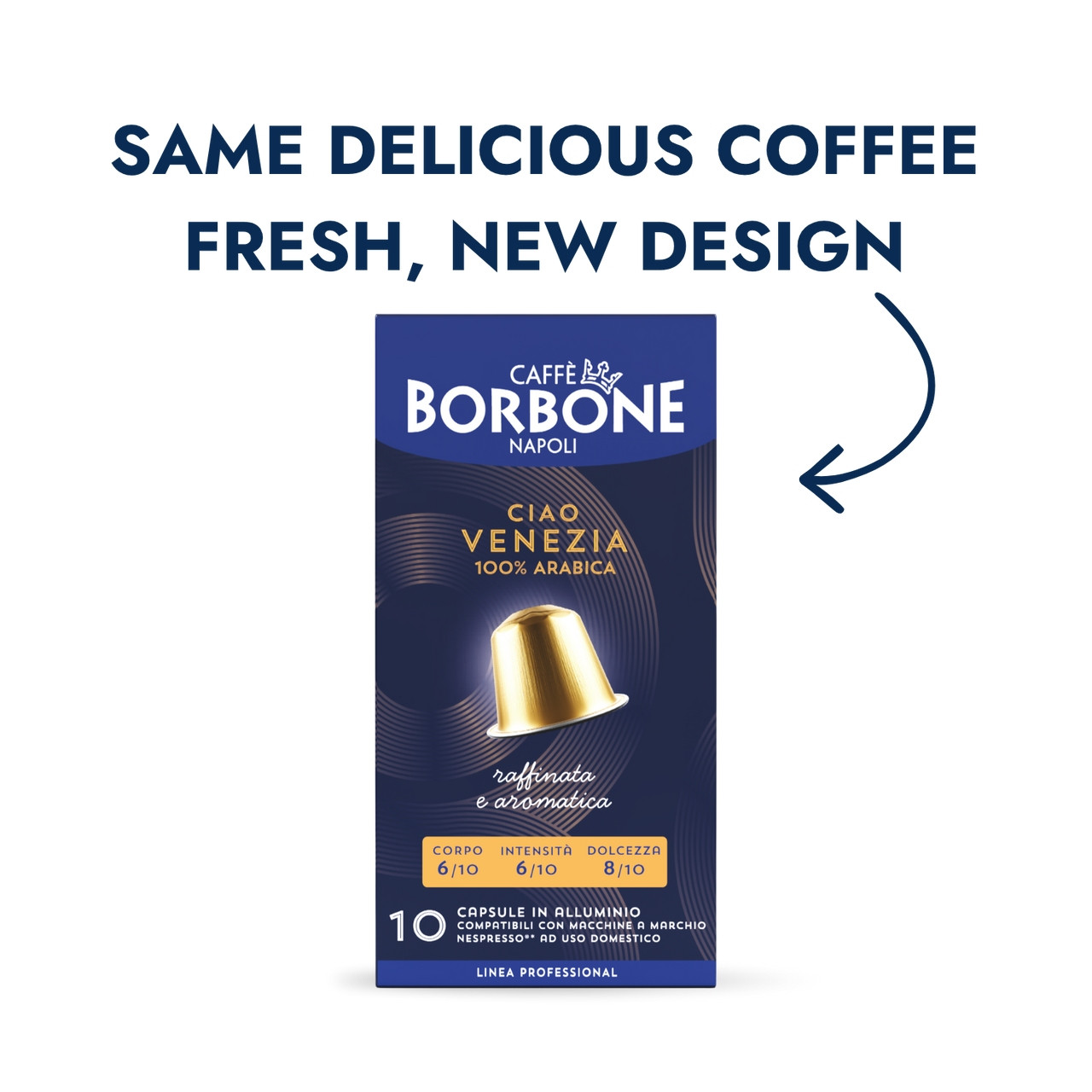 青銅　イタリア Ciao Venezia Nespresso® Compatible Capsules | Caffè Borbone