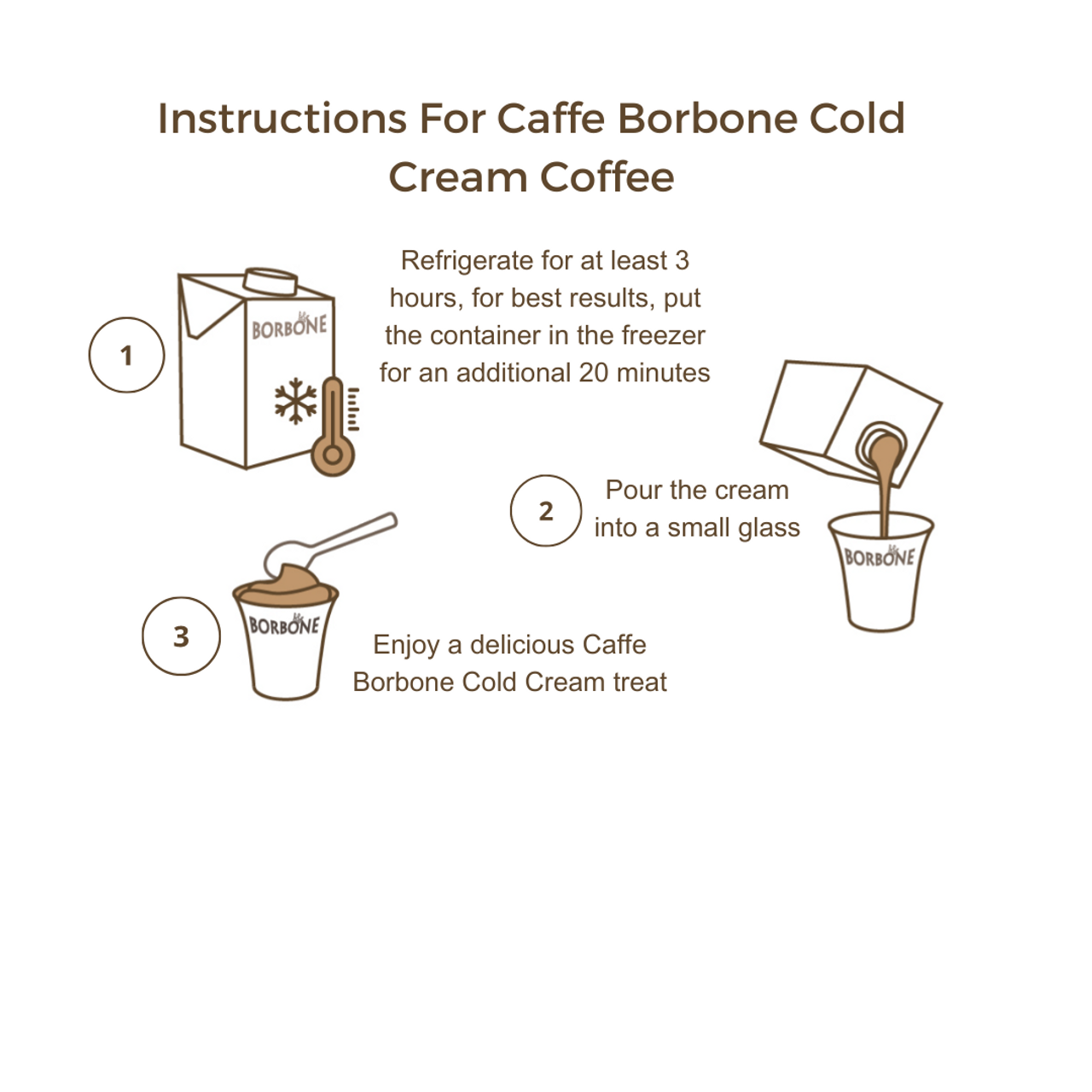 [Best Before: 05/17/24] Caffe Borbone Crema Fredda Cold Coffee Cream, 550g