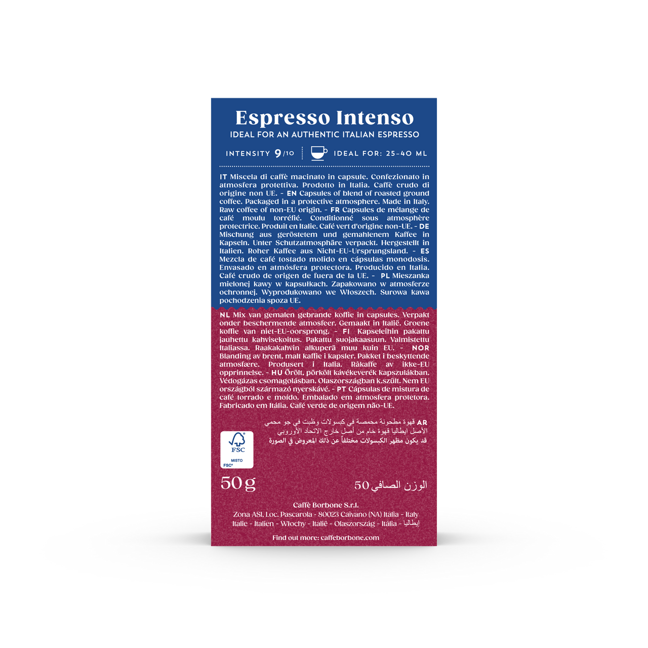 Stylish and functional packaging designed to preserve the rich flavors and aroma of our premium espresso. Convenient and ready to enhance your coffee moments.