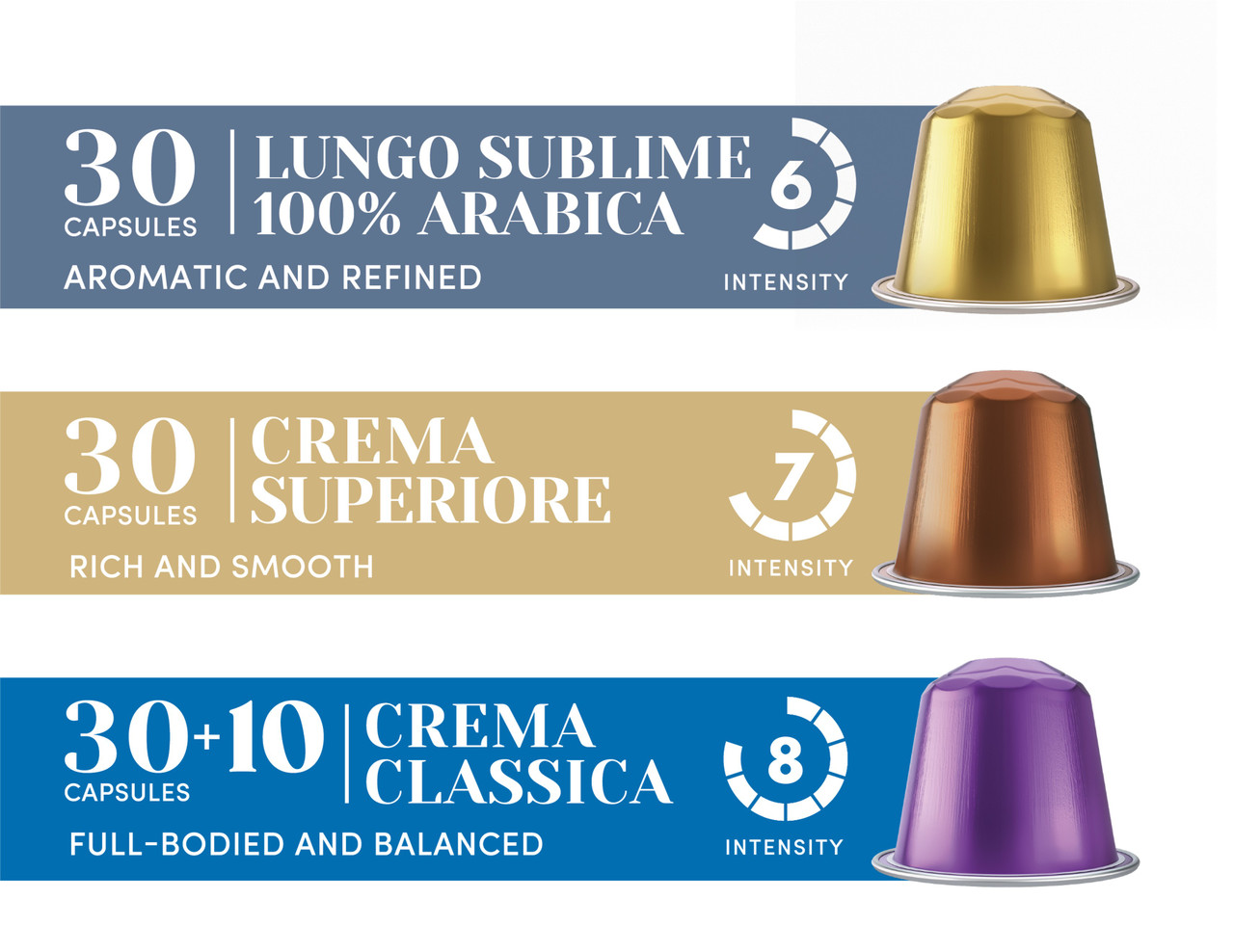 Limited Edition Holiday Pack - Aluminum Nespresso®* Compatible