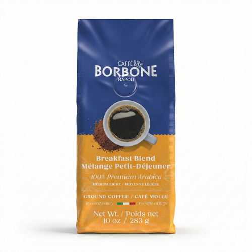 Caffe Borbone breakfast Blend ground coffee 10 oz bag smooth italian coffee