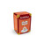 Caffe Borbone Miscela Oro - Nespresso®* OriginalLine Compatible Capsules, packaging box with orange and red design, features a steaming cup of coffee on the front.
