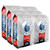 Caffe Borbone Miscela Rossa Whole Bean Coffee, packaged coffee bags with a white and red design and a blue logo featuring a coffee bean with a crown.