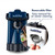 Caffe Borbone Didi Machine for Espresso Paper Pods, showcasing a blue coffee espresso machine with a removable filter for easy cleaning.