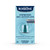 Caffe Borbone Decaffeinated Blend - Aluminum Nespresso®* Compatible Capsules, product packaging depicting a box of decaffeinated coffee capsules designed for Nespresso machines with a blue color theme and an image of a capsule.