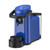 Caffe Borbone Simply Moon Single Serve Espresso Machine, blue compact coffee maker with black handle, drip tray, and water reservoir for easy brewing. - thumbnail view