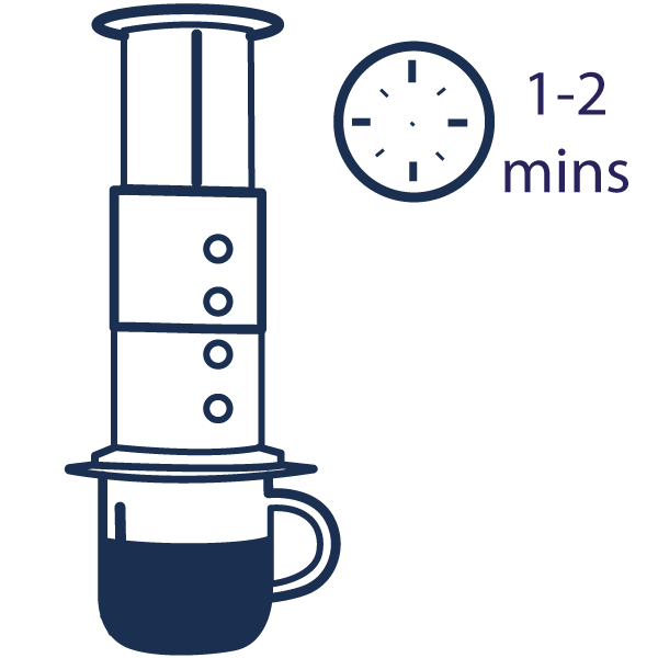 a coffee cup with a clock on it